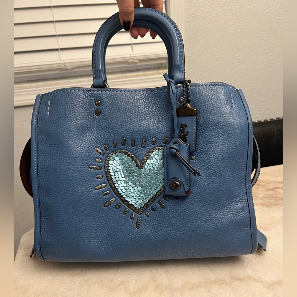 Coach Rogue 30 Keith Haring Heart